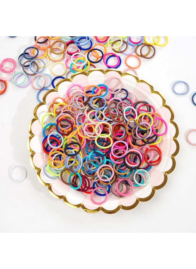 CELLOT - 360Pcs Baby Hair Ties 36 Multicolors Elastic Hair Ties2Cm In Diameter No Crease Finger Rubber Hair Elasticssmall Thin Hair Ponytail Holders Hair Accessories For Baby Girls Toddlers Kids - Image 1