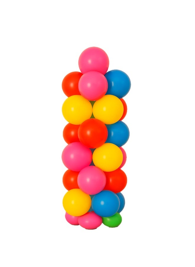 نقطة الحزب بالونات - عبوة من 50 بالونًا قياسيًا من اللاتكس، مقاس 10 بوصات، بالونات حفلات بألوان متنوعة لديكور أعياد الميلاد وحفلات الزفاف والمهرجانات - Image 4