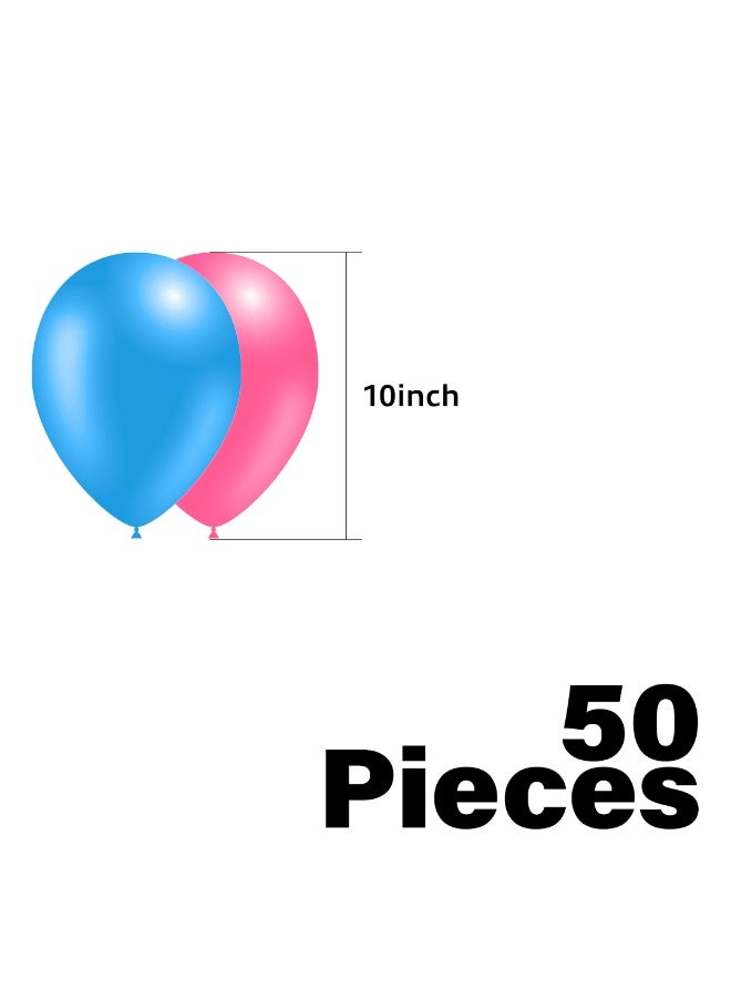 نقطة الحزب بالونات - عبوة من 50 بالونًا قياسيًا من اللاتكس، مقاس 10 بوصات، بالونات حفلات بألوان متنوعة لديكور أعياد الميلاد وحفلات الزفاف والمهرجانات - Image 3