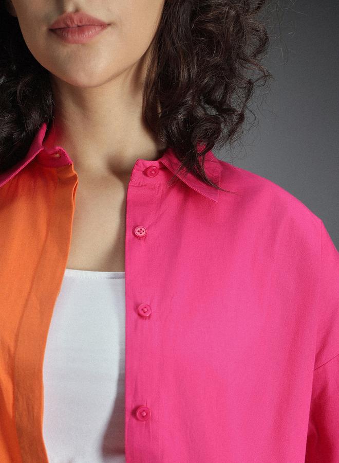 هاي ستار قميص قطن نقي واسع بألوان متعددة للنساء - Image 5