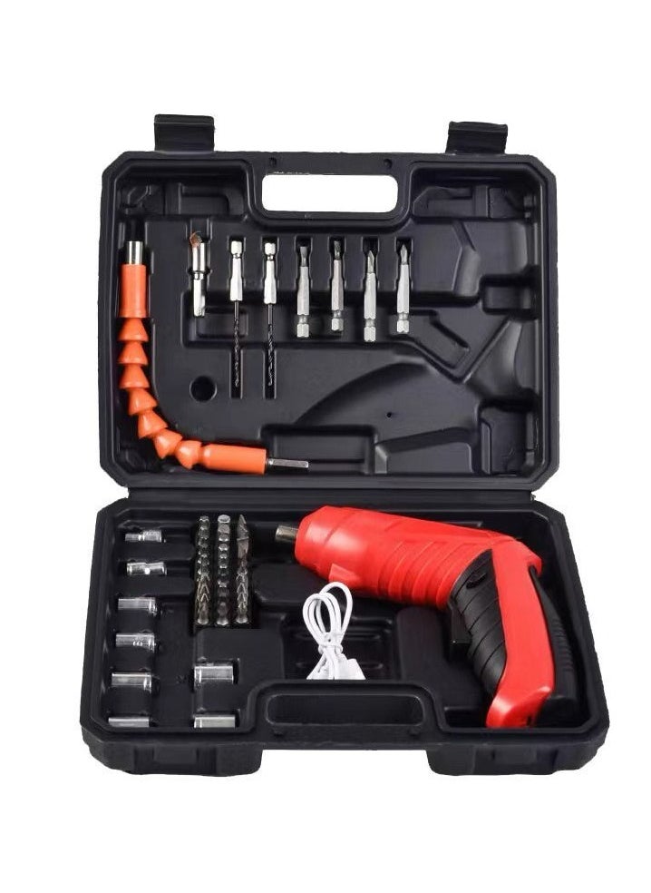 Denx Mini Cordless Rechargeable Electric Screwdriver With Accessories Suitable For Home - From Dinex  - Image 1