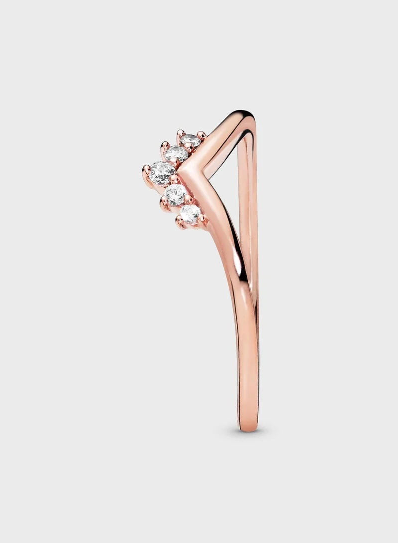 PANDORA Tiara Wishbone Ring