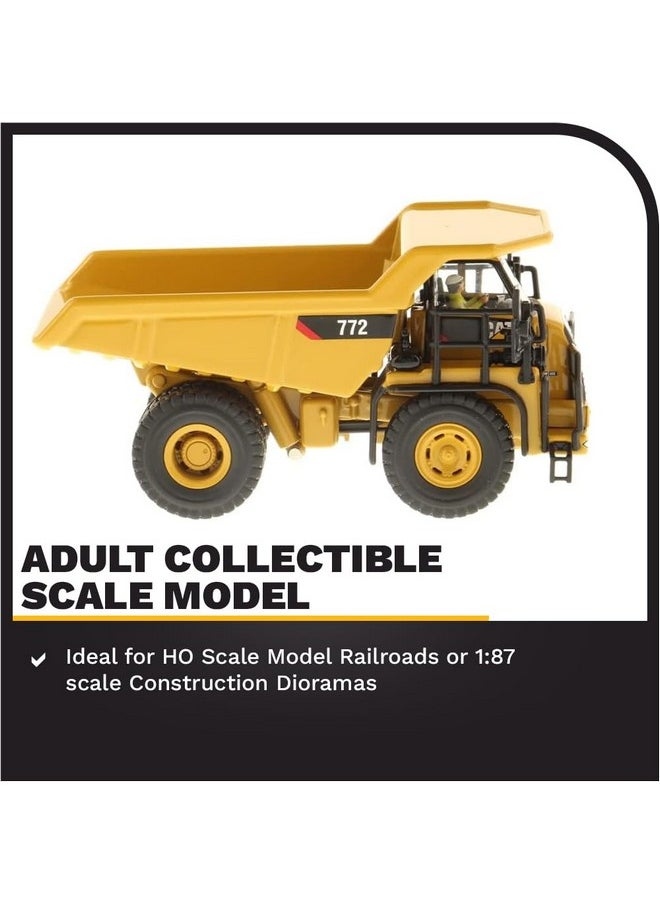 Diecast Masters Diecast Masters 1:87 Scale Caterpillar 772 Off-Highway Dump Truck | HO Scale Series Cat Trucks & Construction Equipment Model 85261  - Image 3
