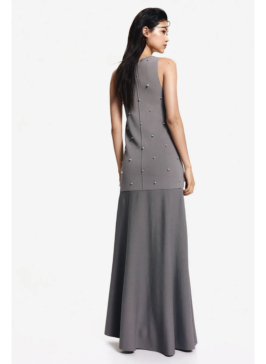 اتش اند ام Flared Fine-Knit Skirt
