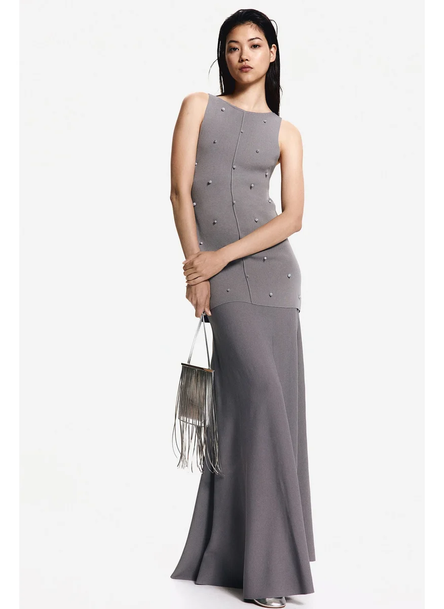اتش اند ام Flared Fine-Knit Skirt