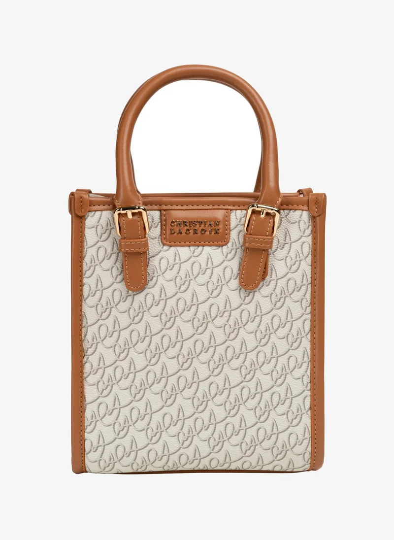 Christian Lacroix Christian Lacroix Women's Aficionados Mini Tote Bag - Beige