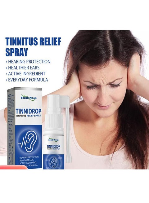 Tinnitus Relief Spray Relieves Tinnitus Ear Discomfort Comfortable Ear Solution，Ear Tinnitus Relief, Tinnitus Relief for Ringing Ears, Tinnitus Spray Relieves Tinnitus, Support Ear Tinnitus Relief for Women Men, Relief Ear Discomfort 60ml