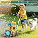 Britik Bubble Machine for Toddlers 36 Construction Truck Bubble Lawn Mover 2in1 Handheld Push Automatic Bubble Blower with Led Lights USB Rechargeable Bubbles Toy for Kids Boy Girl 36 Year Old - Image 4