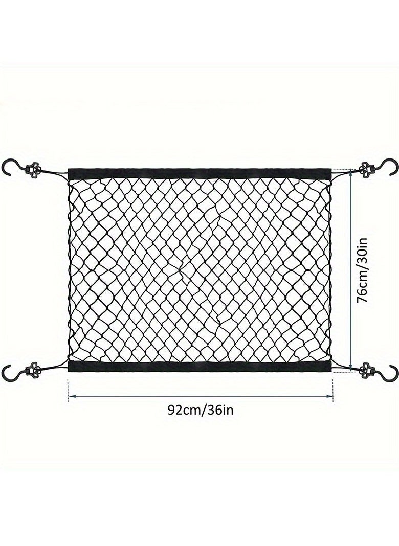 Generic 1pc Heavy-Duty Utility Wagon Rear Net, Polyester Cargo Mesh for Secure & Organized Transport, Fits Garden Carts and Trolleys  - Image 4