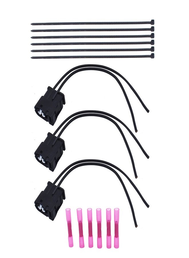 Silscvtt Ignition Coil Connector Plug with Wires 90919-02205 Replacement for Toyota Lexus IS300 GS300 SC300 3 Pieces 90919-02216 - Image 1