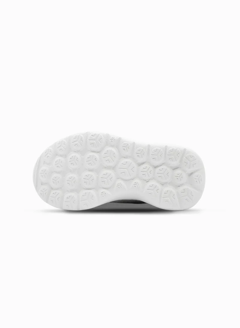 Duozoulu Light Grey CL Striped Sock Walking Trainer  | Best Price UAE