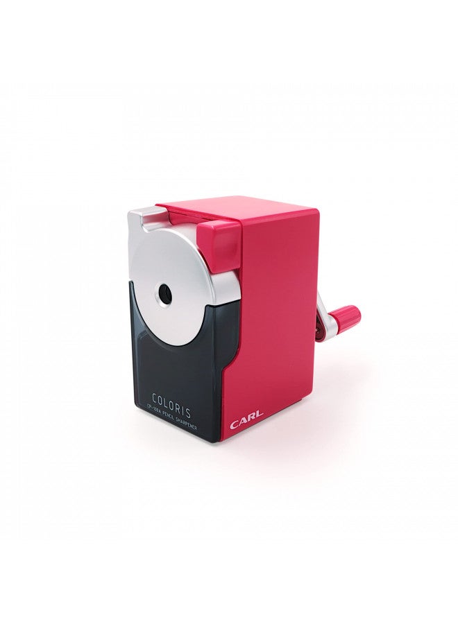 CARL, Coloris Pencil Sharpener, CP-100A-P, Pink - Image 1