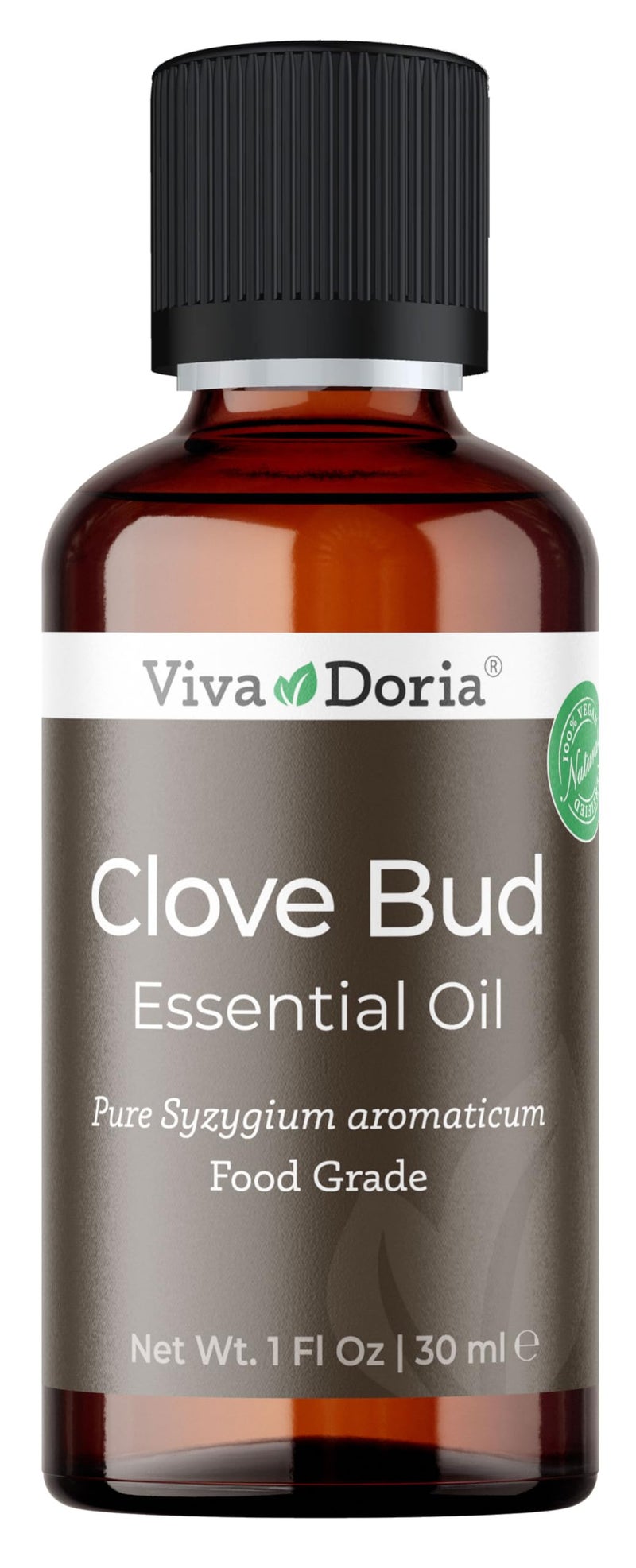 Viva Doria 100% Pure Clove Bud Essential Oil, Undiluted, Food Grade, 30 mL (1 Fluid Ounce) - Image 1