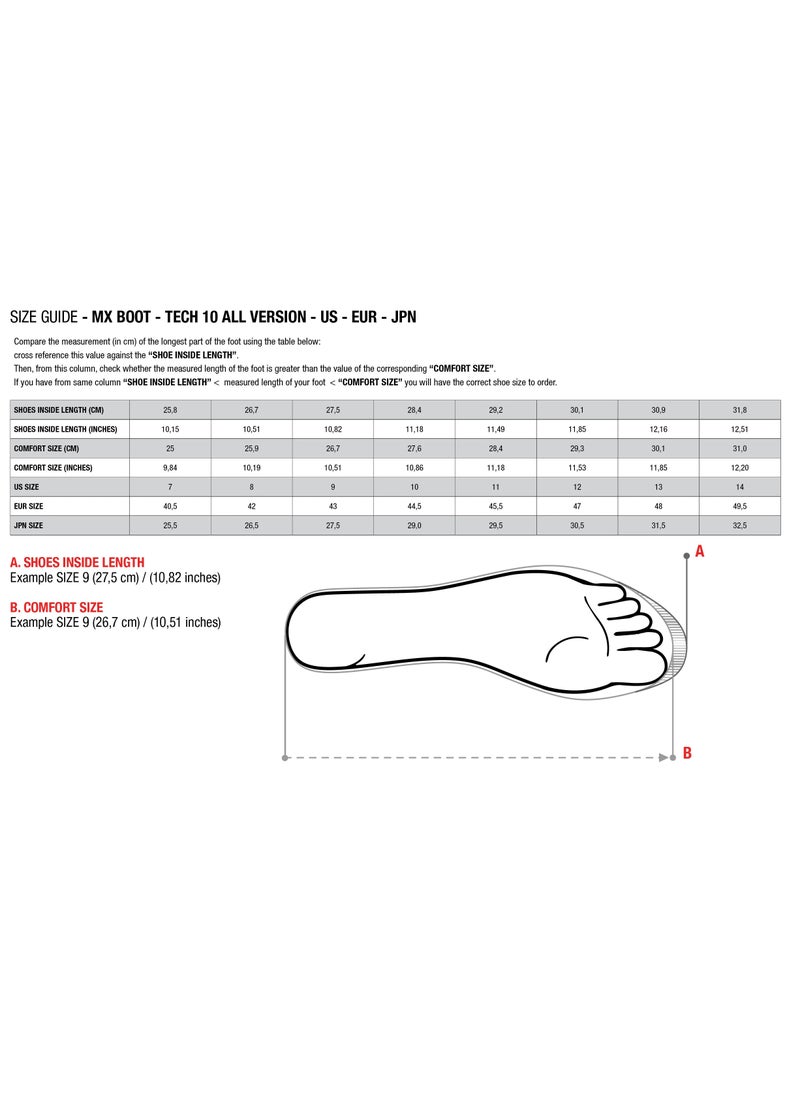 Alpinestars - حذاء Alpinestars Tech 3 باللون الأحمر الفاتح والأزرق الداكن والأصفر الفلوري - Image 1