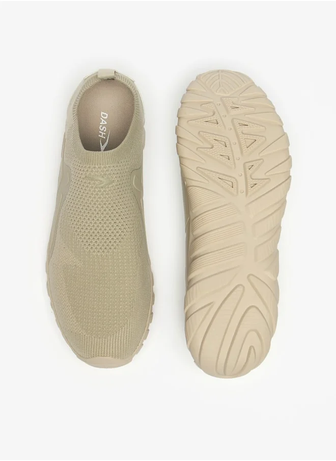Dash Men's Textured Slip-On Walking Shoes with Cushioning