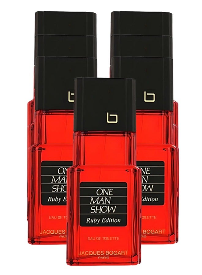 جاك بوغارت 7 قطع عطر ون مان شو روبي إديشن للرجال 100 مل - Image 1