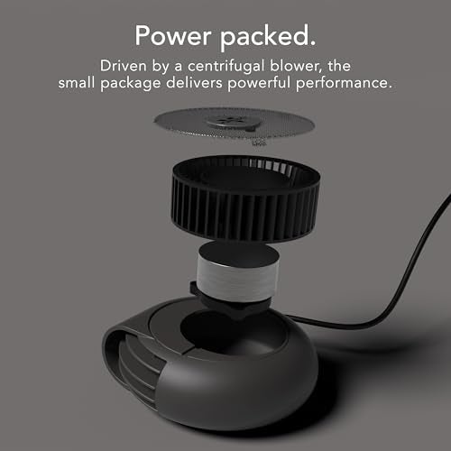 Vornado PEBL Portable USB Desk Fan with Magnetic Base, 2 Speed Settings, Adjustable Airflow, Personal Cooling Device, Mini Travel Fan for Home, Office and Travel - Image 5