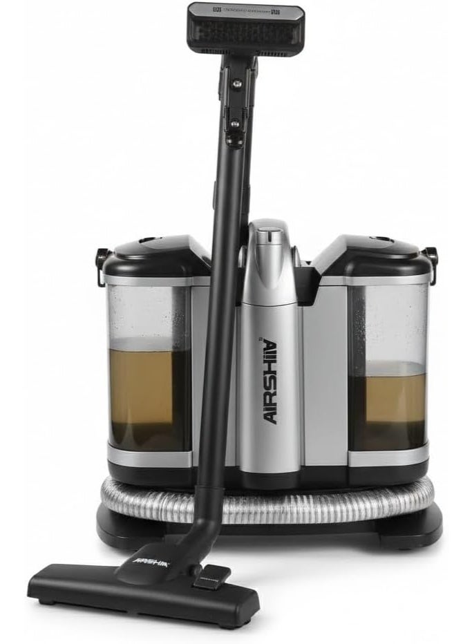 Arshia Portable Carpet & Upholstery Cleaner, 500W, 1L Clean Water Tank, 1.8m Hose, Strong Suction, Overheat Protection, Model AS2504-618 - Image 1