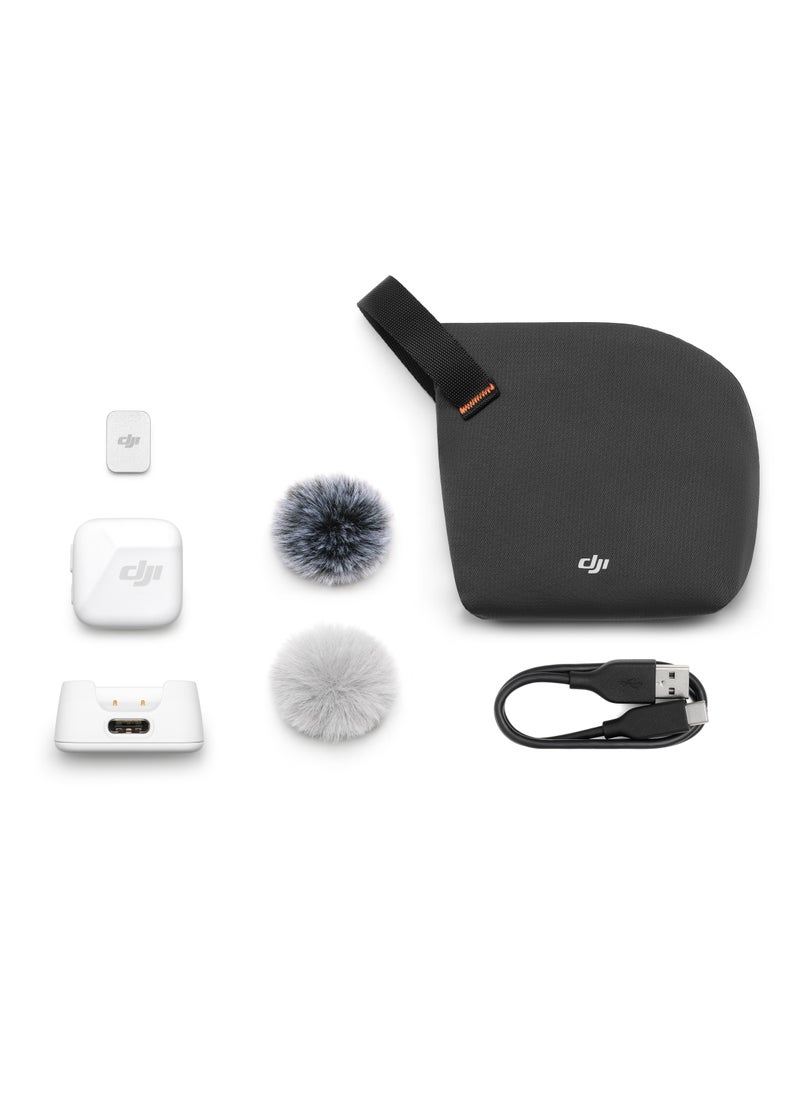 dji - Mic Mini Transmitter (Arctic White) - Image 1