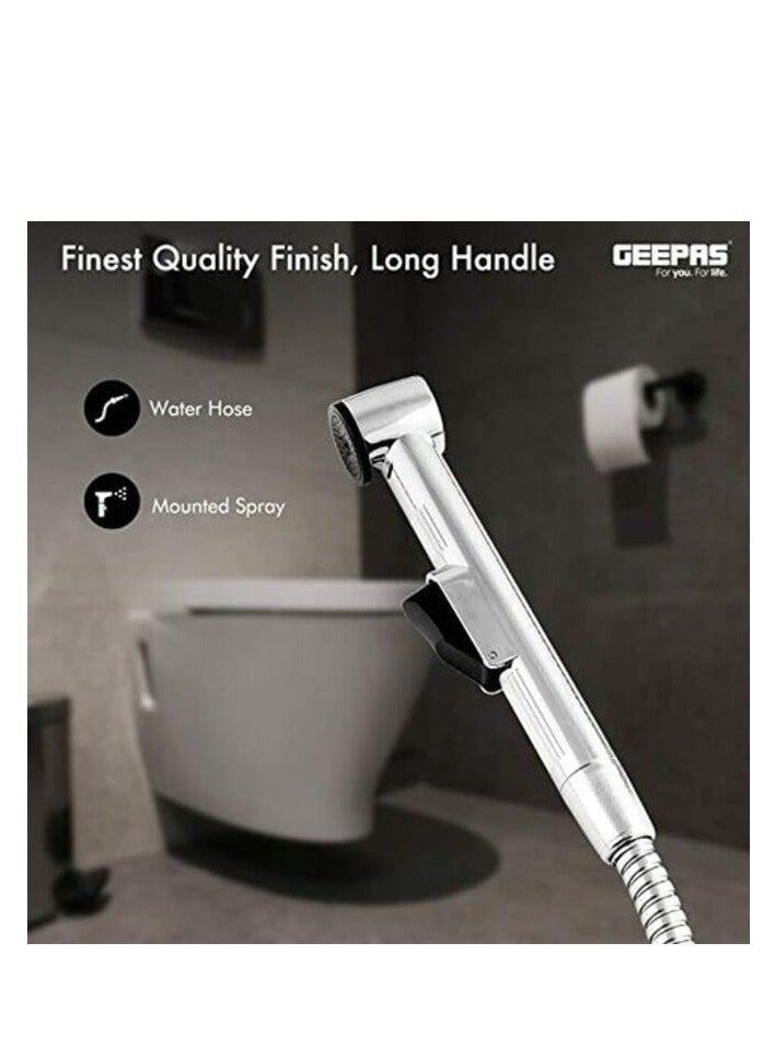 GEEPAS Geepas Gsw61069 Hand Held Toilet Bidet Sprayer, Silver - Image 3
