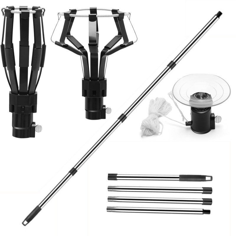 Amazon High-Altitude Light Bulb Changing Tool Set - Stainless Steel Extendable Suction  Cup
