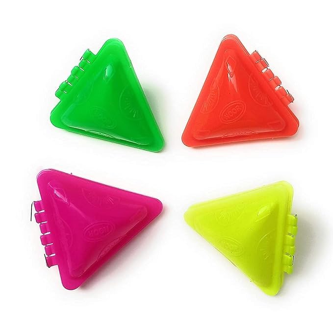 MOOLYAVAAN Products Plastic Samosa Dough Press Set Gujiya Gujia Maker Mould Homemade Stuffed Karanji Maker Perfect for Dumpling Pack of 10 