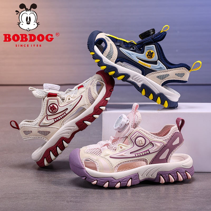 Babudou Boys Sandals 2025 Baotou Soft Sole Sports Beach Shoes Children'S Shoes Non-Slip And Wear-Resistant - Image 2