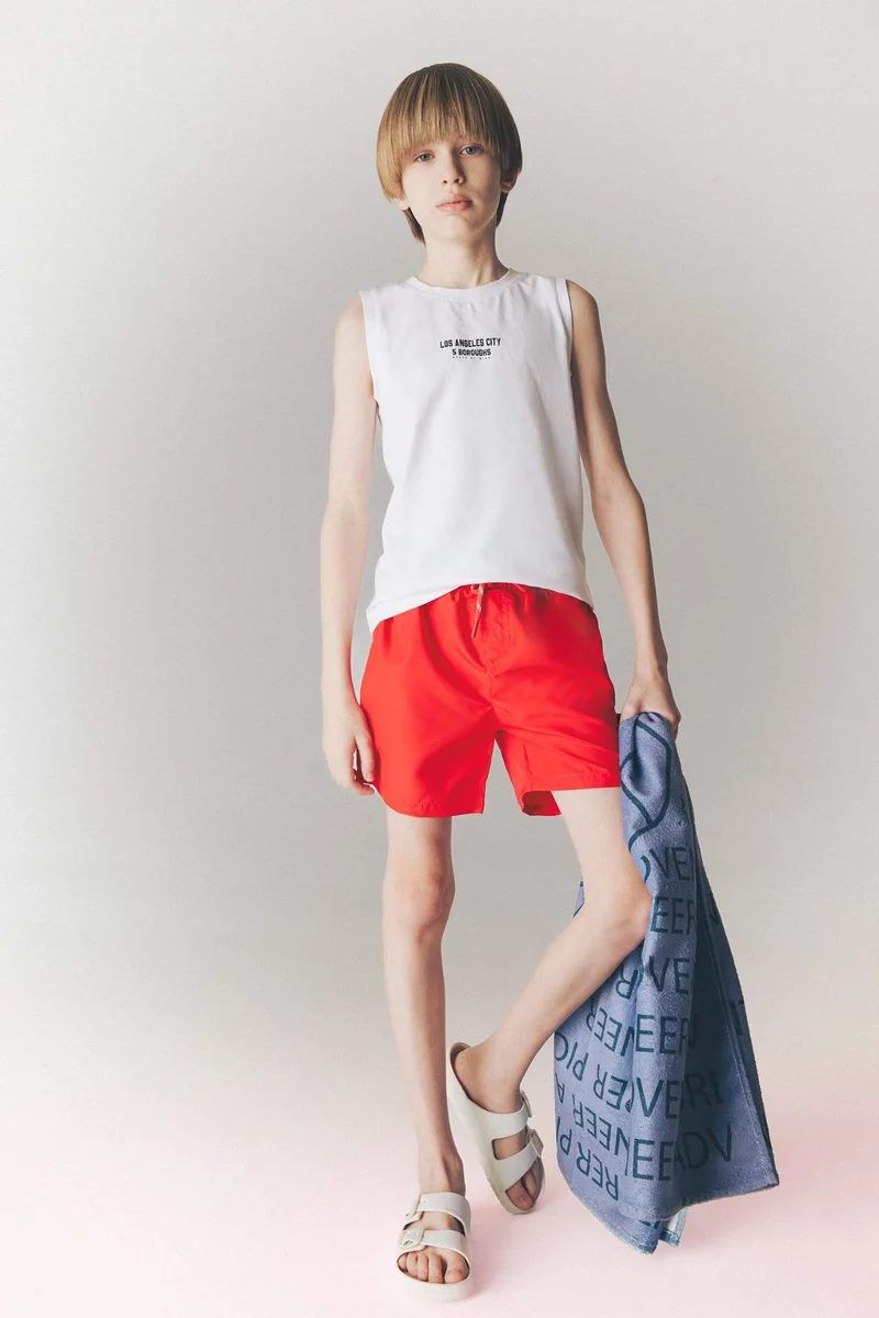 ديفاكتو Boy Crew Neck Tank Top