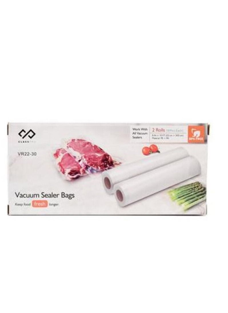 class - ClassPro Vacuum Roll 22x300cm 2 Rolls in One Giftbox - Image 1