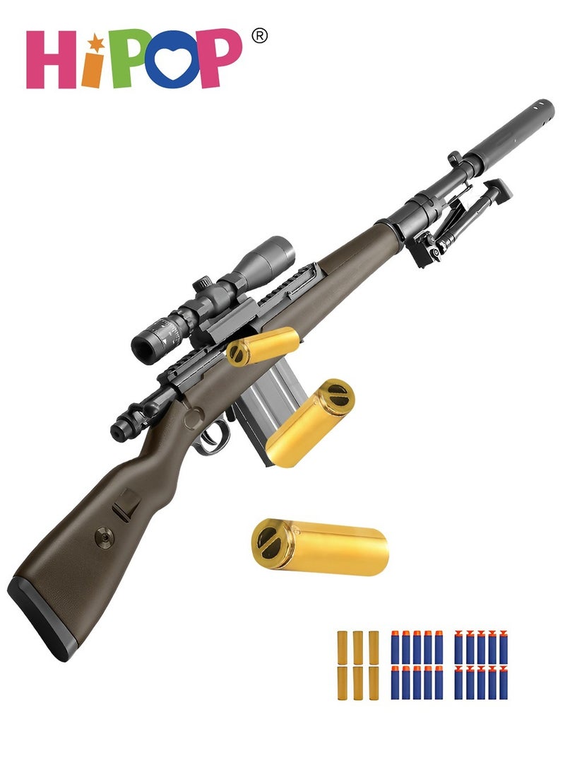 HIPOP - 98K Children's Toy Gun,Shell Ejecting Soft Bullet Gun Toy,115cm Simulation Oversized,Kids Eeducational Toy Model - Image 1