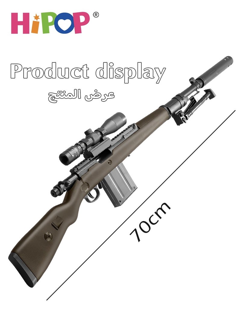 HIPOP - 98K Children's Toy Gun,Shell Ejecting Soft Bullet Gun Toy,115cm Simulation Oversized,Kids Eeducational Toy Model - Image 1