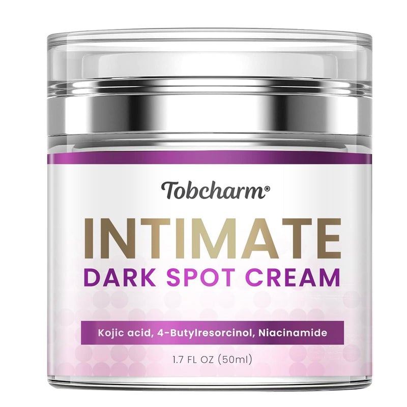 Tobcharm Skin Bleaching Cream for Intimate Areas - Skin Whitening and Lightening Cream, Dark Spot Corrector for Inner Thigh, Bikini Line, Underarms, and Sensitive Areas - Image 1