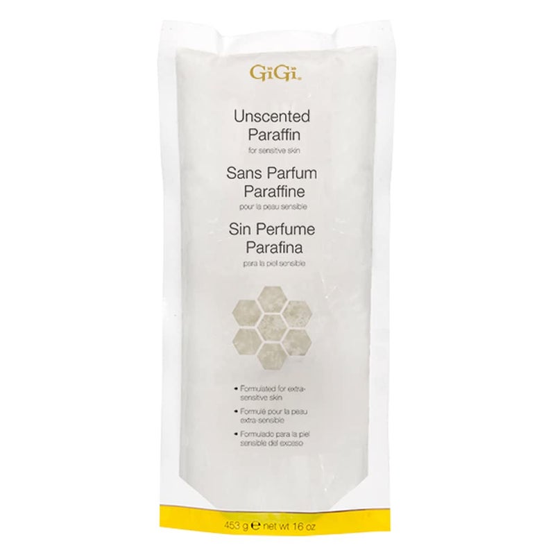 GiGi Unscented Paraffin Wax for Hand and Feet, Moisturizing Sensitive Skin, Ideal for face and Body, Paraffin Wax Refills, 16 oz - Image 1