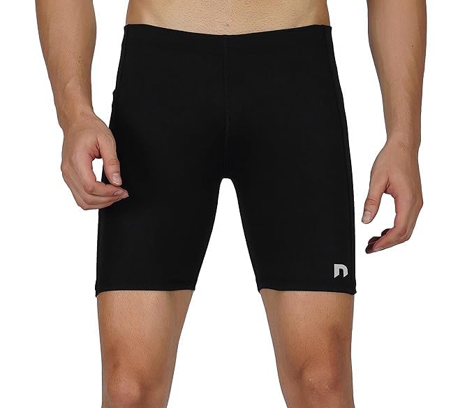 NEVER LOSE Gym Compression Men's Skin Tight Shorts with Mobile Pocket for Gym, Running, Cycling, Swimming, Cricket, Yoga, Football & Many More Sports (in, Alpha, S, Regular, Black) - Image 5