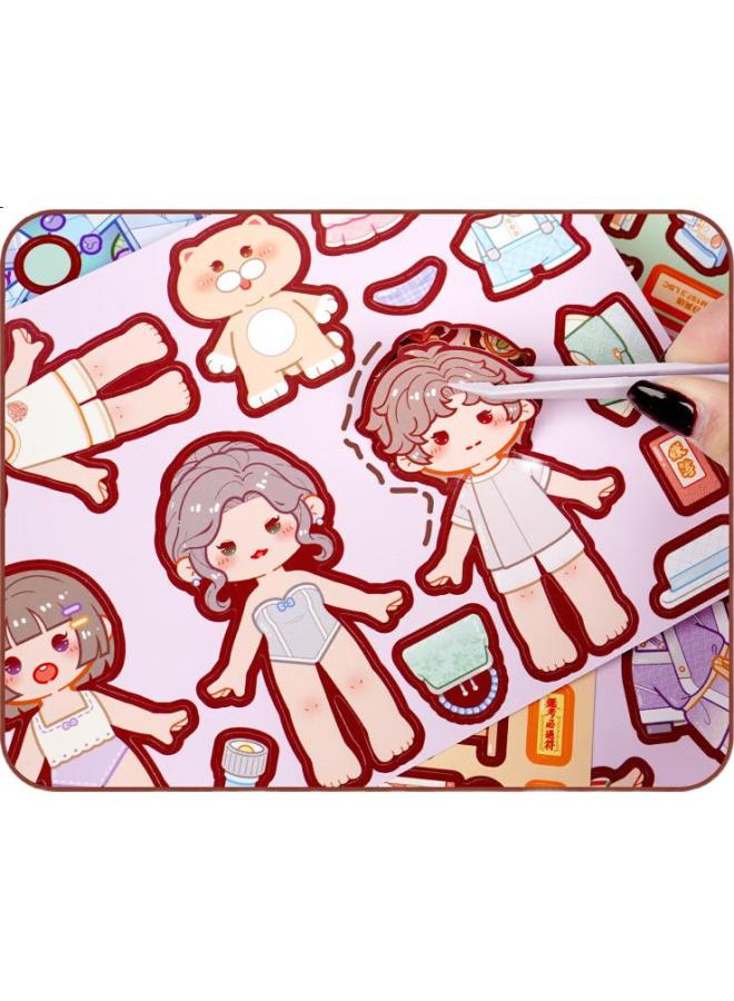 Small Mochi Xiaomasu Quiet Book Summer Memory Book, No-Cut 3D Book, Diy Sticker Decoration, Creative Journal, Graduation Gift - Image 1