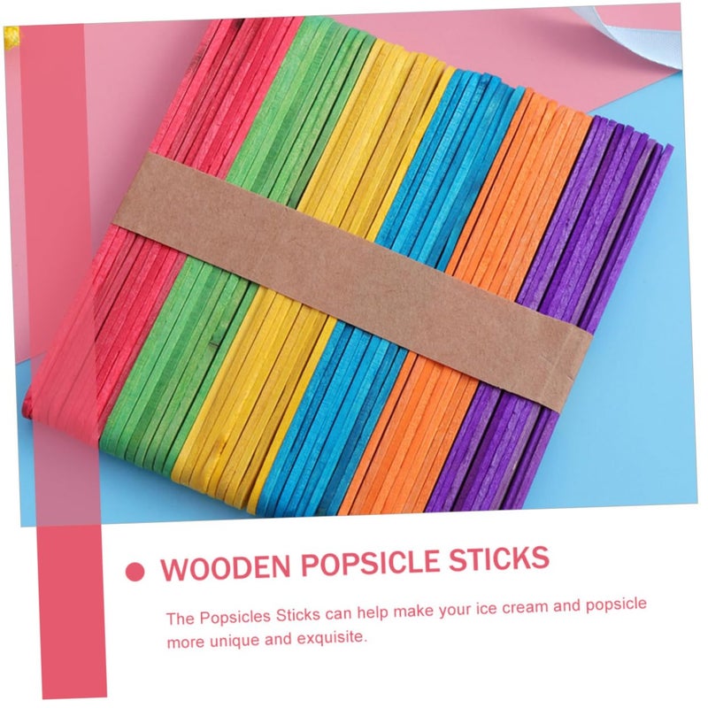 200 Pcs Jumbo Wooden Craft Sticks For Kids Creative Projects Smooth Safe Use - Image 4