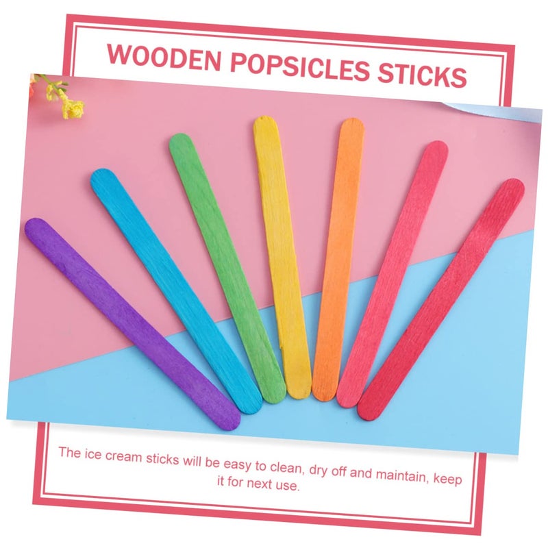 200 Pcs Jumbo Wooden Craft Sticks For Kids Creative Projects Smooth Safe Use - Image 5