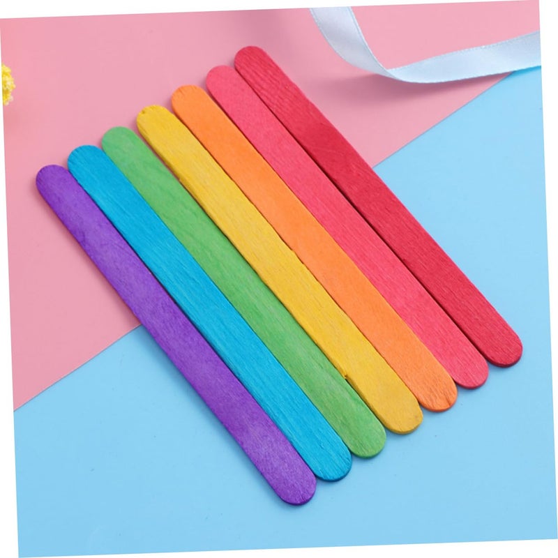 200 Pcs Jumbo Wooden Craft Sticks For Kids Creative Projects Smooth Safe Use - Image 3