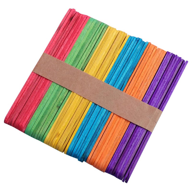 200 Pcs Jumbo Wooden Craft Sticks For Kids Creative Projects Smooth Safe Use - Image 2