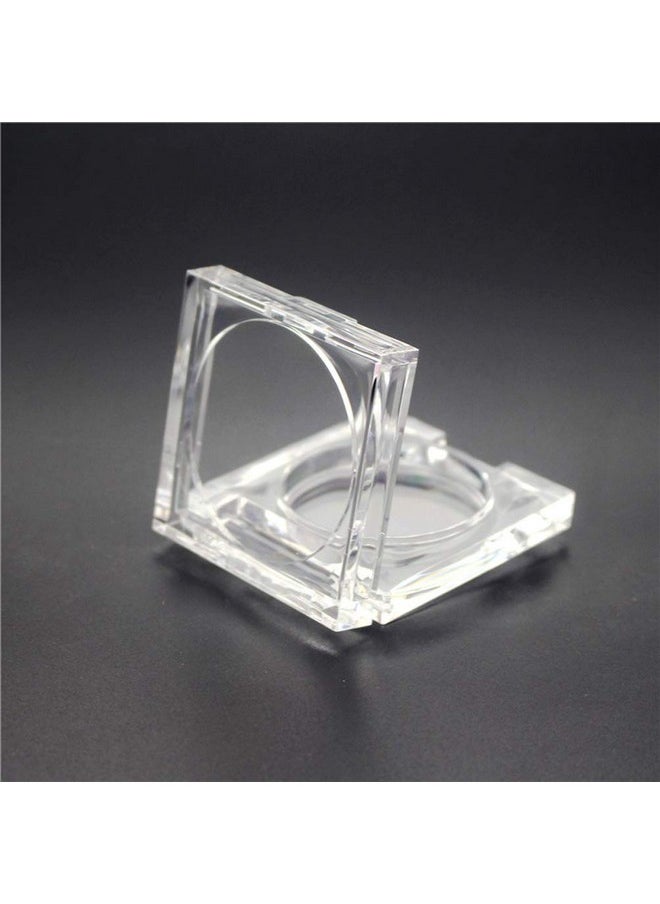 Teensery 4 Pcs Transparent Empty Powder Case Refillable Cosmetic Container Jar For Makeup Shading Powder Blush Eyeshadow 4.5G  - Image 5