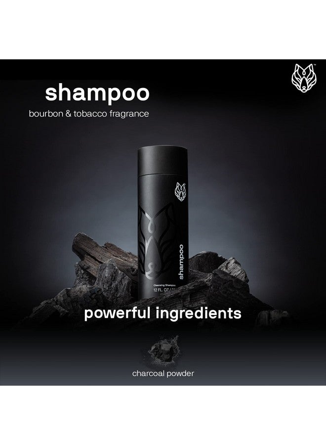 Black Wolf Everyday Men’S Shampoo 12 Fl Oz Charcoal Powder Cleanses Scalp And Fights Dirty & Greasy Hair Thick And Rich Lather For All Hair Types - Image 4