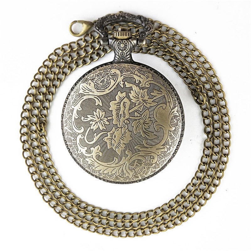 Retro Large Pocket Watch A Variety Of Best Selling Supply Horse Face Quartz Watch Zodiac Horse Men And Women Gift Watch - Image 4