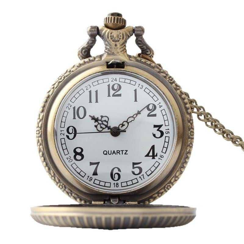 Retro Large Pocket Watch A Variety Of Best Selling Supply Horse Face Quartz Watch Zodiac Horse Men And Women Gift Watch - Image 5