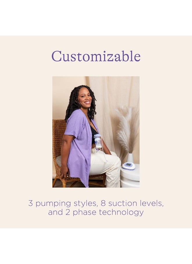 Lansinoh Lansinoh Signature Pro Double Electric Portable Breast Pump with Pumping Essentials and Tote Bag  - Image 4