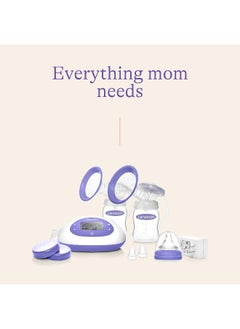 Lansinoh Lansinoh Signature Pro Double Electric Portable Breast Pump with Pumping Essentials and Tote Bag  - Image 3