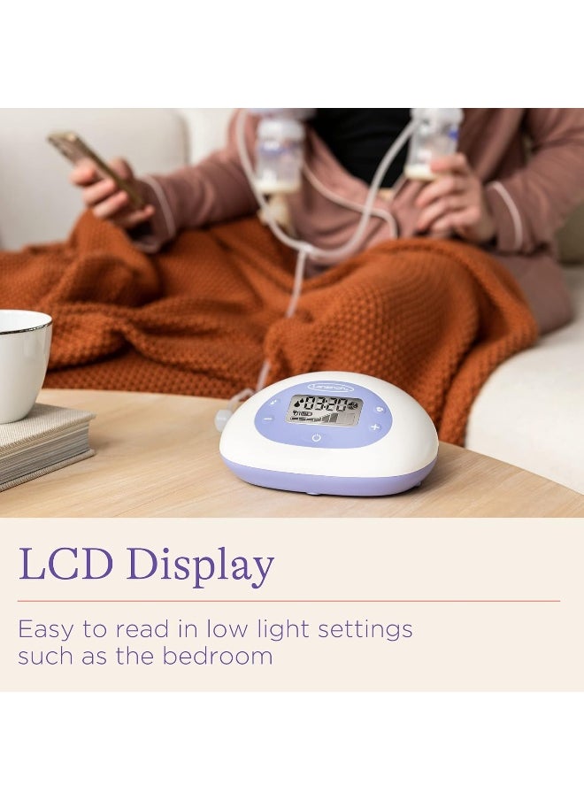 Lansinoh Lansinoh Signature Pro Double Electric Portable Breast Pump with Pumping Essentials and Tote Bag  - Image 2