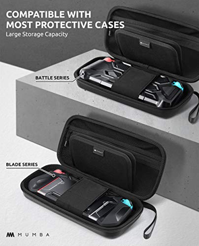 Mumba Switch Carrying Case for Nintendo Switch OLED Nintendo Switch 2017 Plus VersionFits Protective Cases Protective Hard Shell Travel Carry handbag Pouch for BladeBattleRugged CaseBlack - Image 3