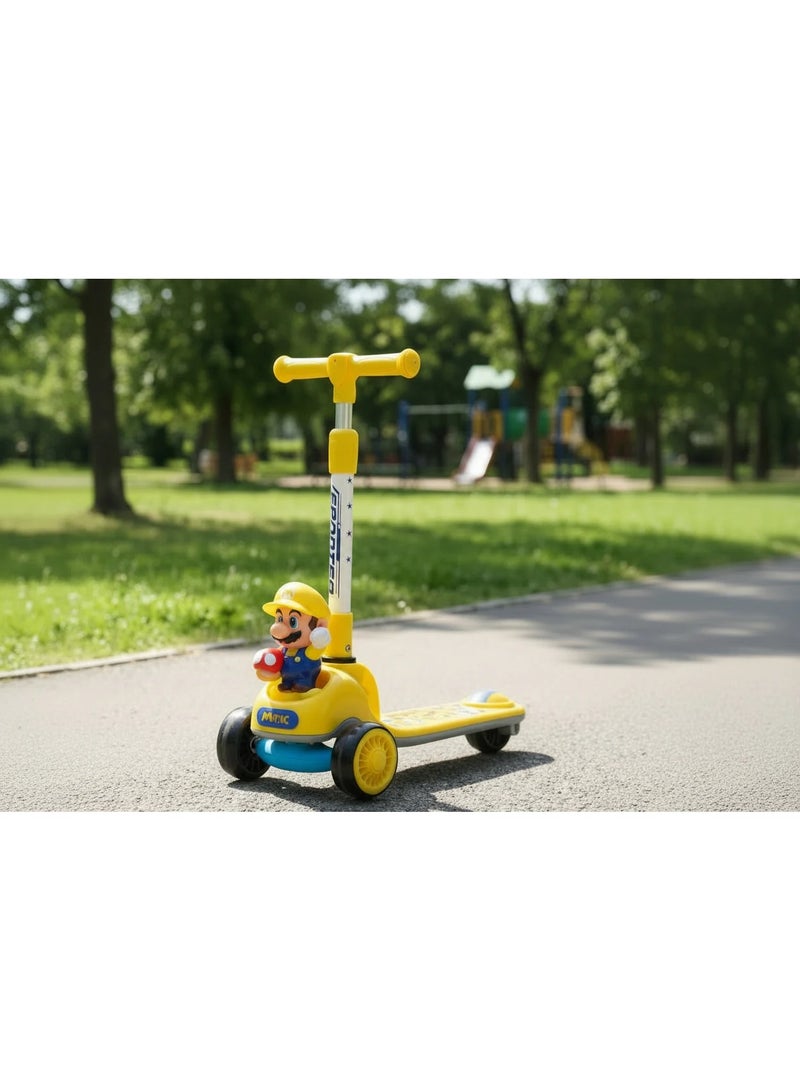 🛴 سكوتر سوبر ماريو للأطفال – مغامرة ركوب ممتعة