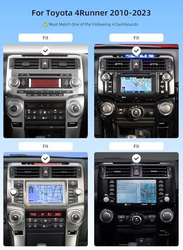 Dasaita Snapdragon Head Unit for Toyota 4Runner 2010-2023, Wireless Carplay & Android Auto, 8GB+256GB Plug and Play GPS Navigation, Voice Control Car Stereo, Built-in 5G WiFi, 4G Cellular, Black - Image 4