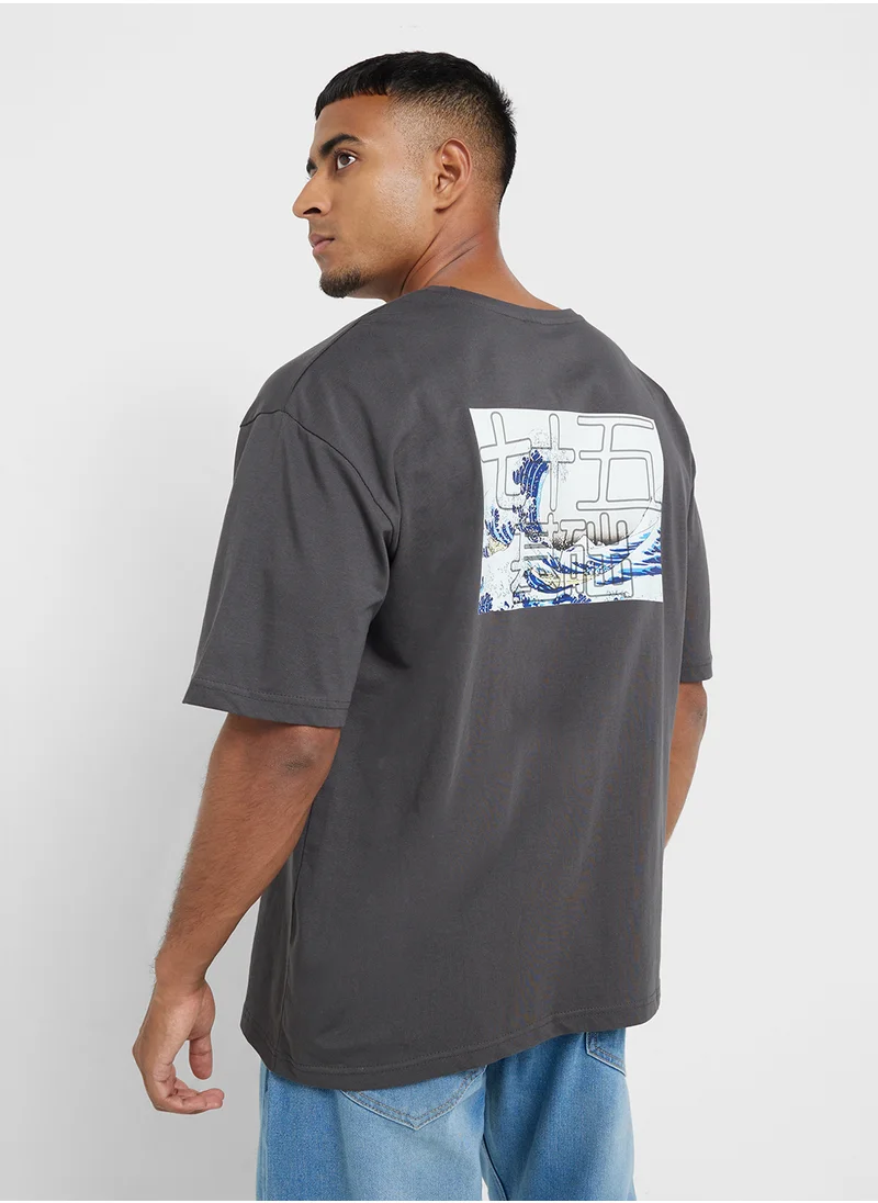 Seventy Five Oversized Graphic T-Shirt